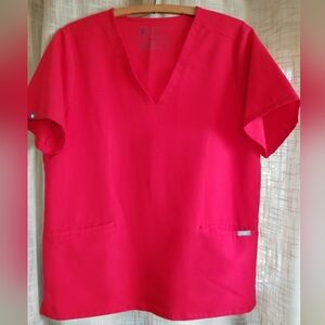 FiGS Casma 3 Pocket Scrub Top Large